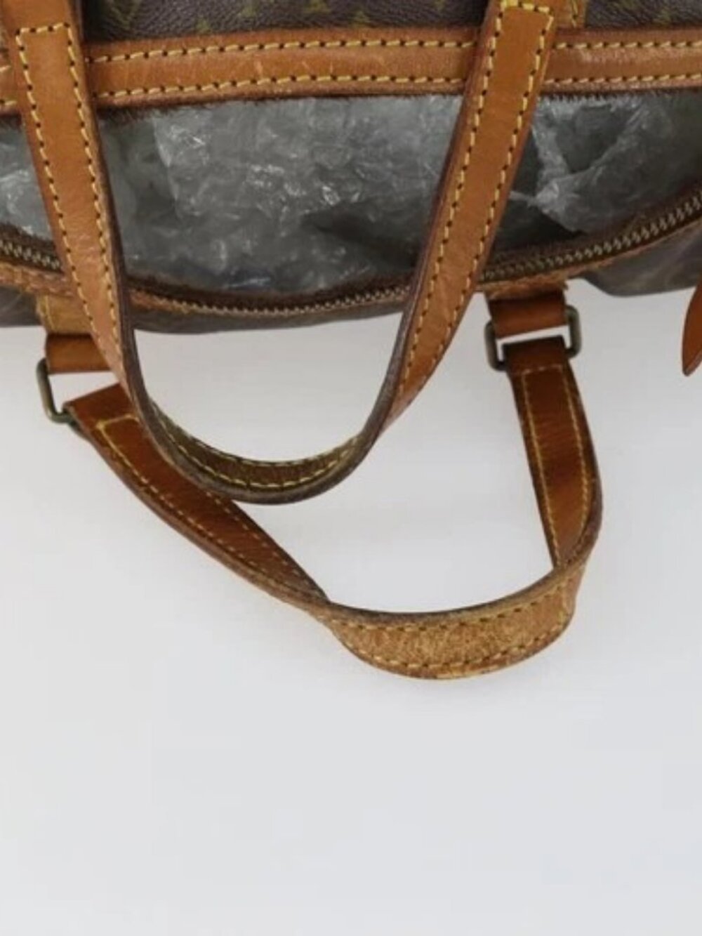 LOUIS VUITTON Monogram Sac Souple 35 Boston Bag M41626 LV Auth BA9507 - Picture 7 of 15